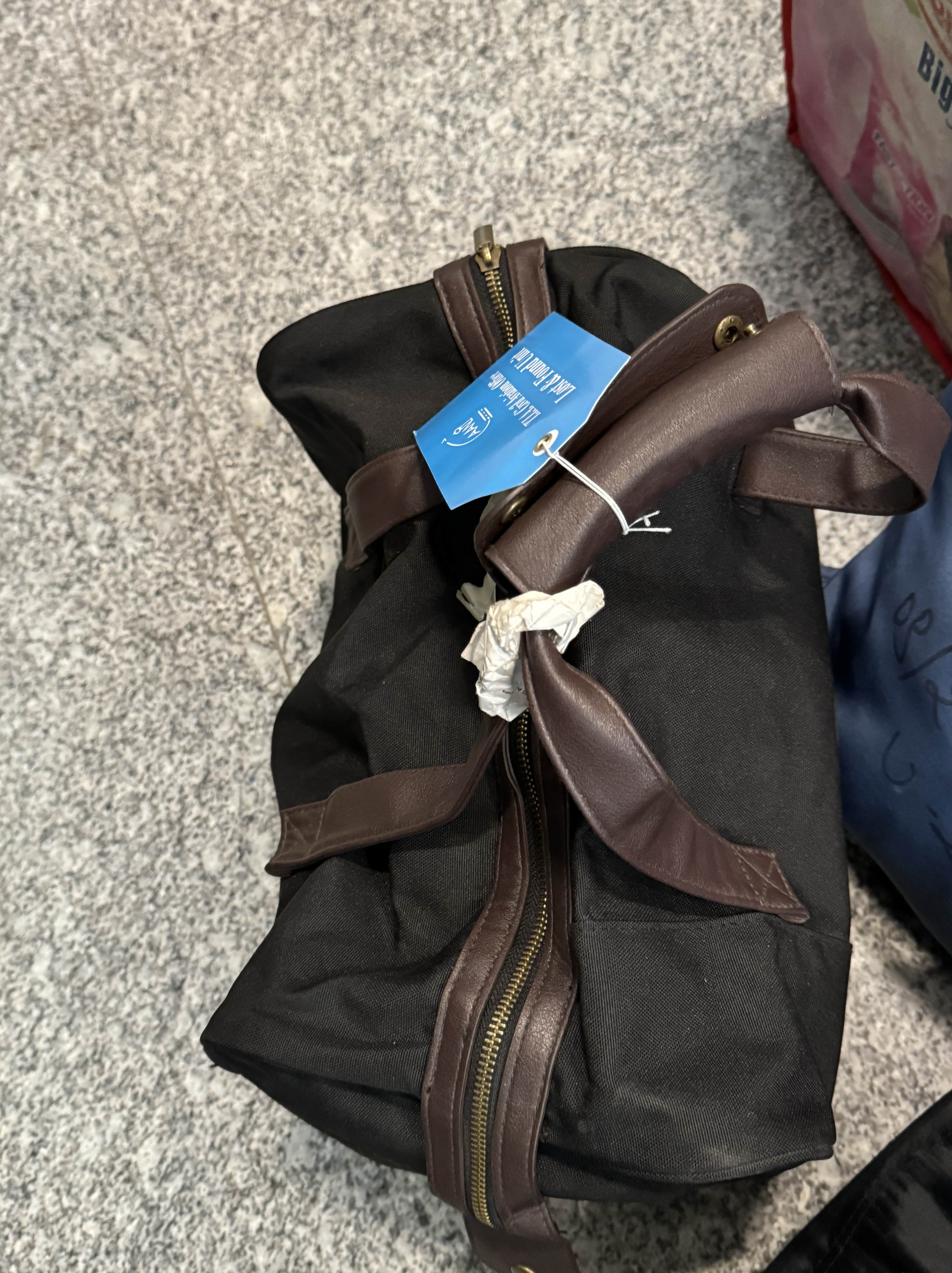 Small Black Duffle Bag